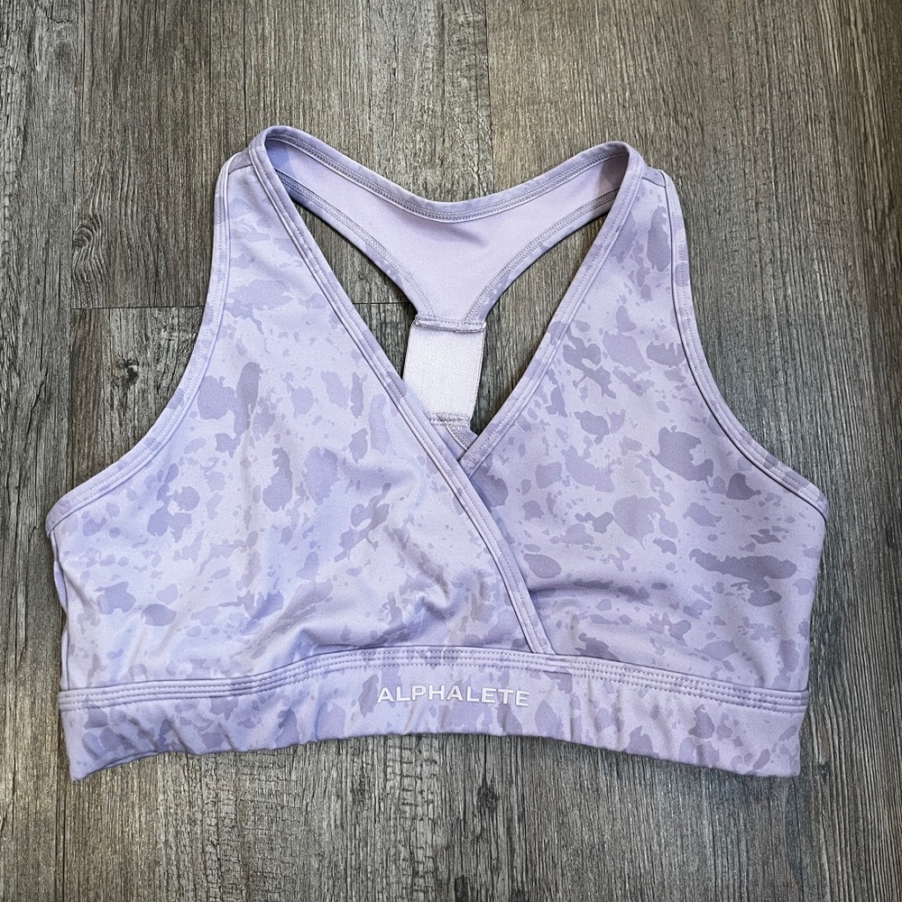 Alphalete Lavender Sports Bra